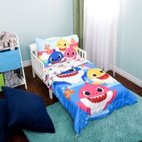 Nickelodeon Baby Shark 2-Piece Toddler Bedding Set - Multi-Colour