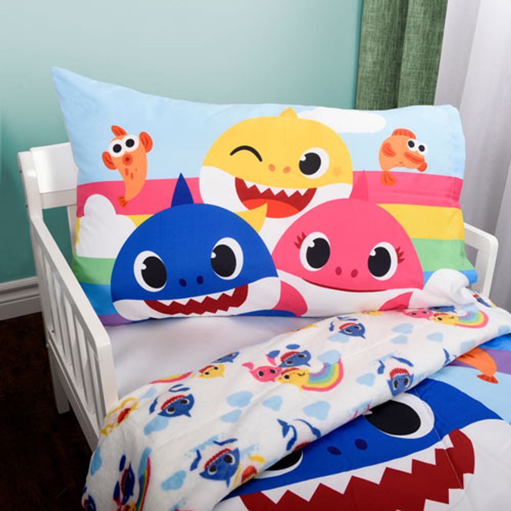 Nickelodeon Baby Shark 2-Piece Toddler Bedding Set - Multi-Colour