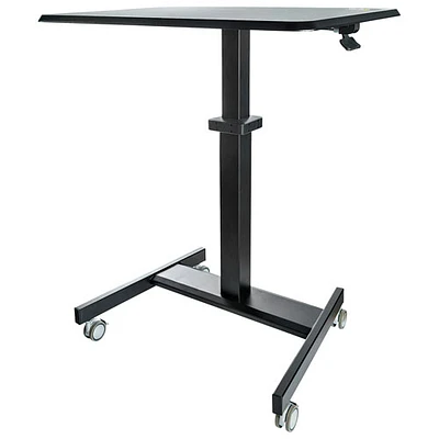 Bureau assis/debout mobile ergonomique à hauteur réglable de 24 po de largeur StarTech (STSCART2)