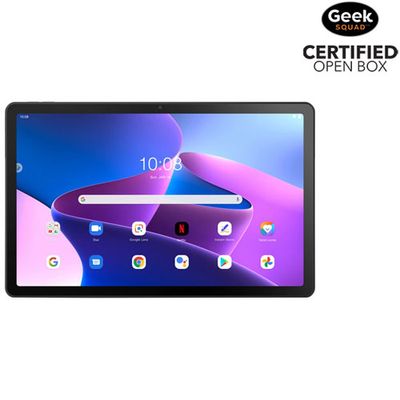 Open Box -Lenovo Tab M10 Plus 10.6" 64GB Android 12 S Tablet W/ MediaTek G80 8-Core Processor - Grey