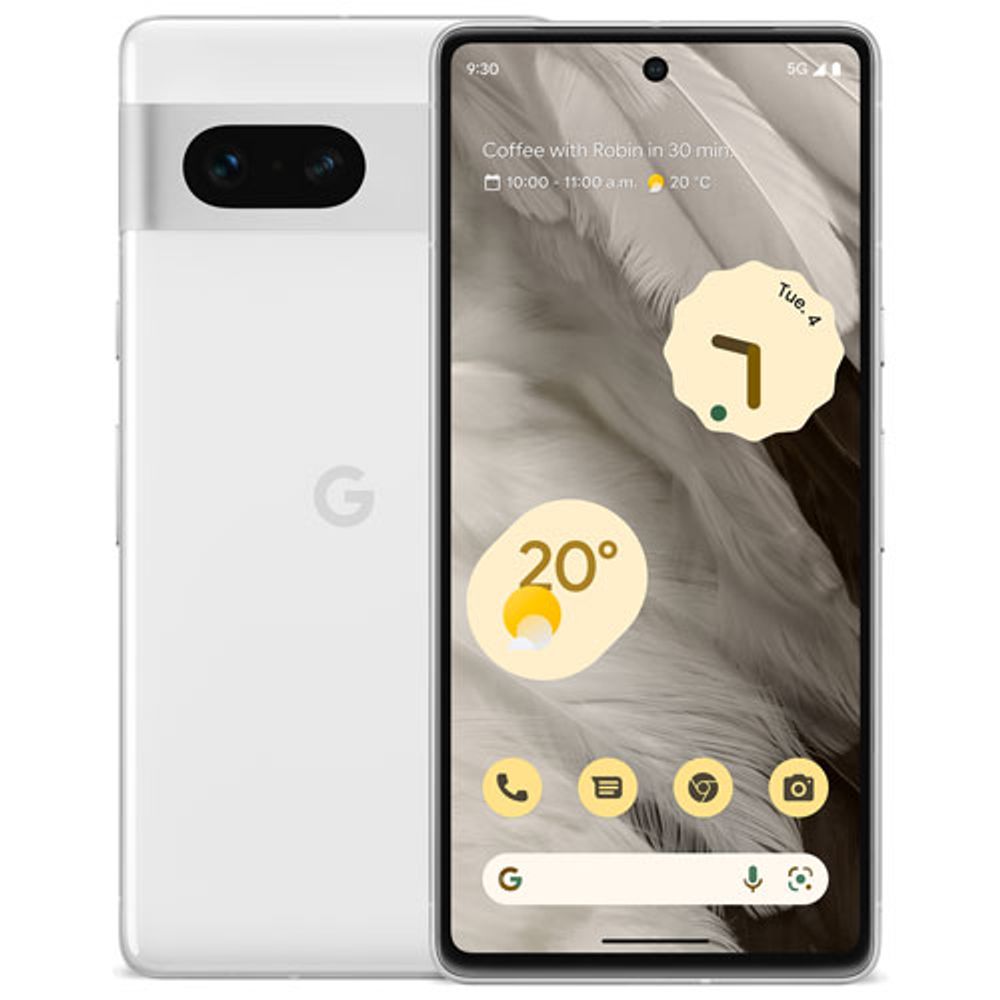 TELUS Google Pixel 7 128GB - Snow - Monthly Financing