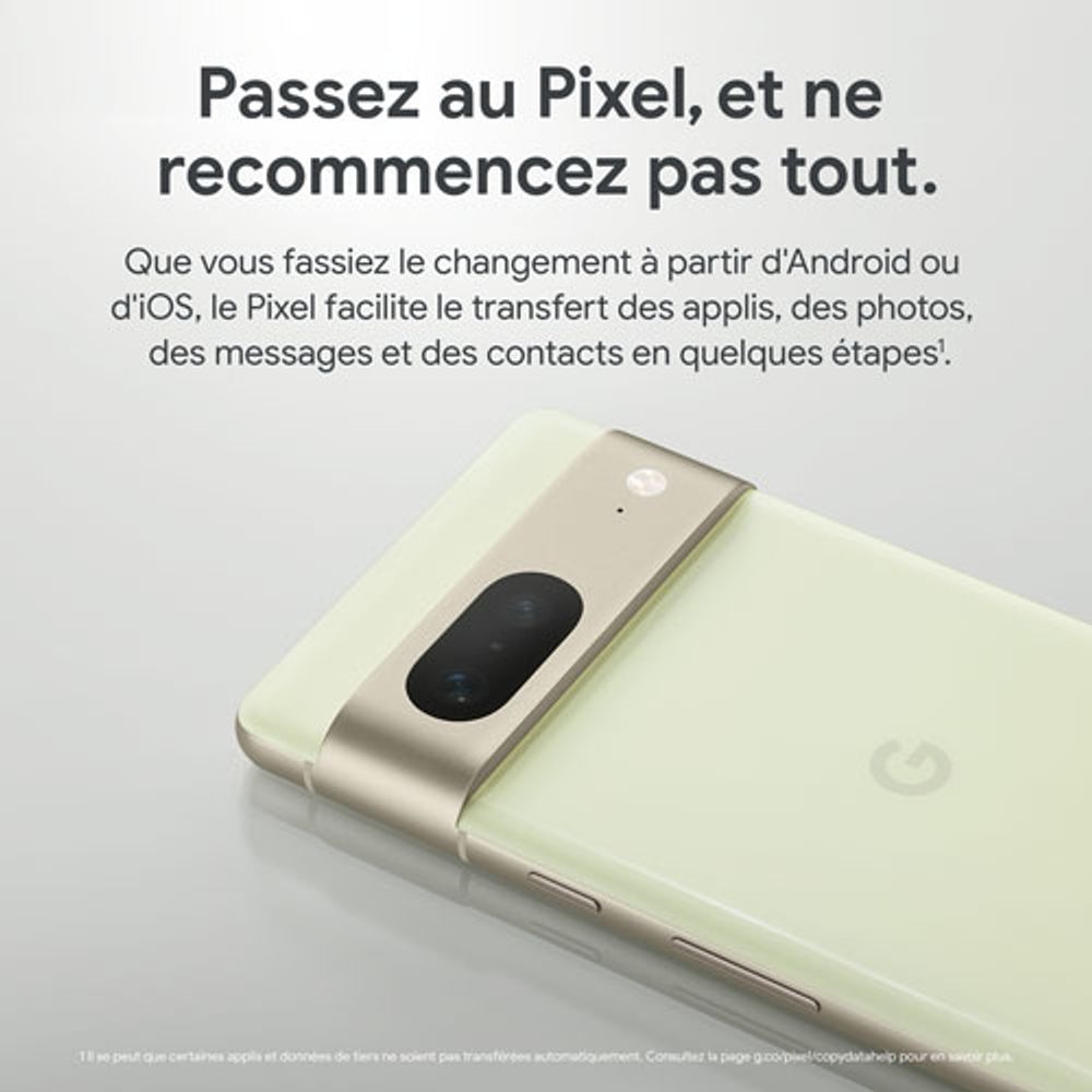 TELUS Google Pixel 7 128GB - Lemongrass - Monthly Financing