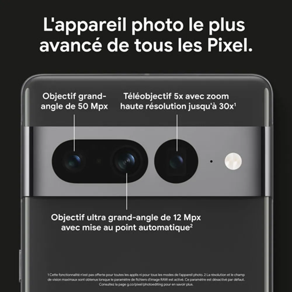 TELUS Google Pixel 7 Pro 128GB - Obsidian - Monthly Financing