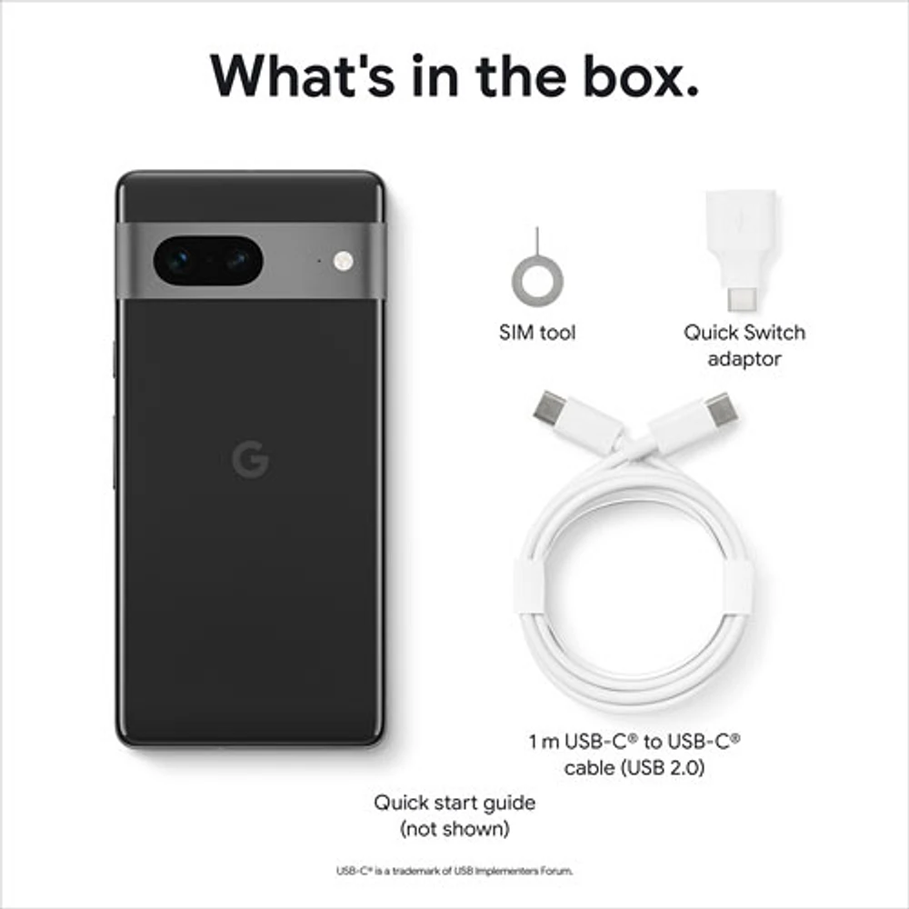 Google Pixel 7 128GB - Obsidian - Unlocked