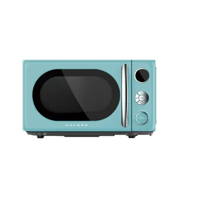 Galanz Retro microwave design 0.7-cu ft 700-Watt Countertop Microwave  (Bebop Blue) at