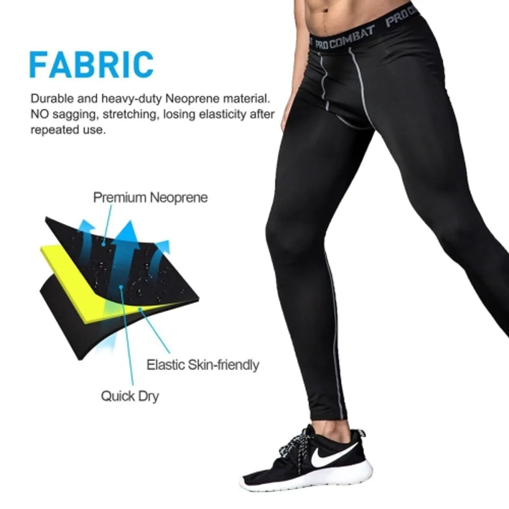 Women's Breathable High Waisted Compression Gym Leggings Pants with Side  Pockets