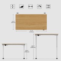 Ergopixel Altura Leggero 47"W Adjustable Standing Desk - Light Brown - Only at Best Buy