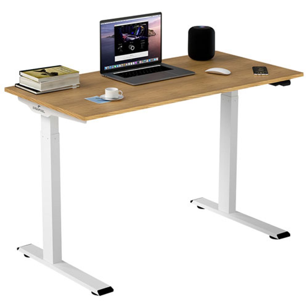 Ergopixel Altura Leggero 47"W Adjustable Standing Desk - Light Brown - Only at Best Buy