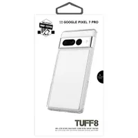TUFF8 Fitted Hard Shell Case for Google Pixel 7 Pro - Clear