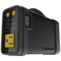 Mini chargeur portatif PowerCube de 32 000 mAh à 4 prises de Scosche (PBPi-SP)