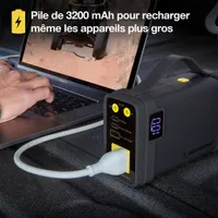 Mini chargeur portatif PowerCube de 32 000 mAh à 4 prises de Scosche (PBPi-SP)