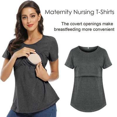 Cleveland Indians Soft as a Grape Women's Maternity Side Ruched T-Shirt -  Navy