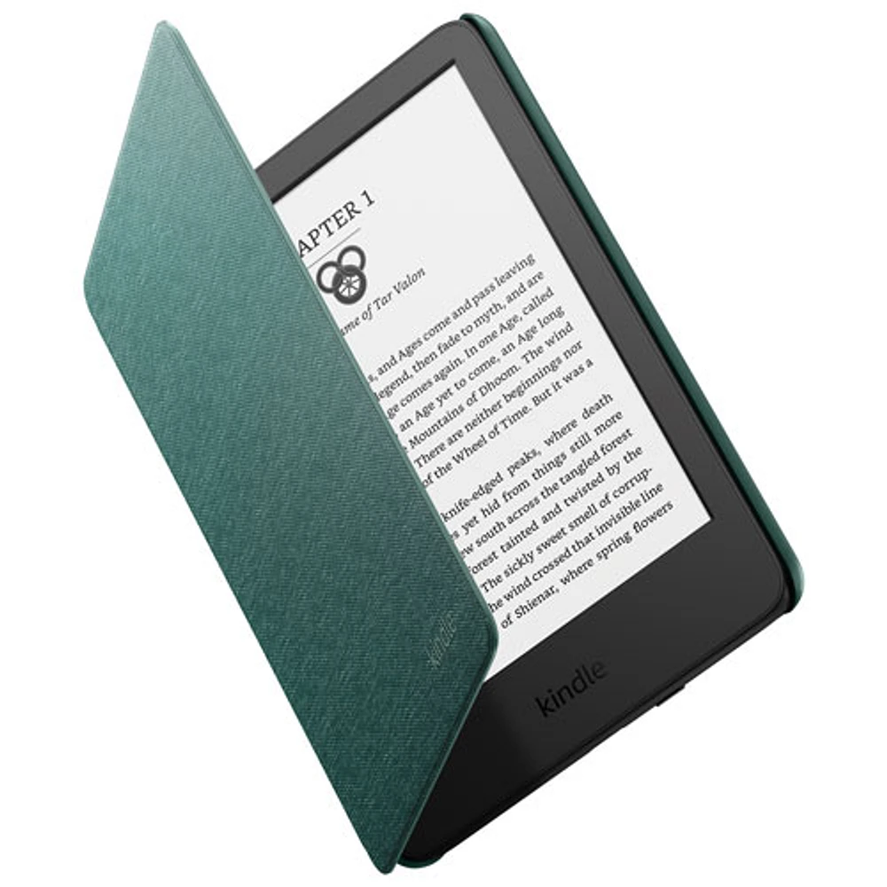 Étui en tissu pour Kindle d'Amazon (2022/2024) - Émeraude foncée