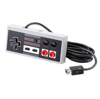 NES Classic Edition Mini Controller [Turbo Edition] Rapid Buttons for Nintendo Gaming System [Nintendo NES] (Wired)