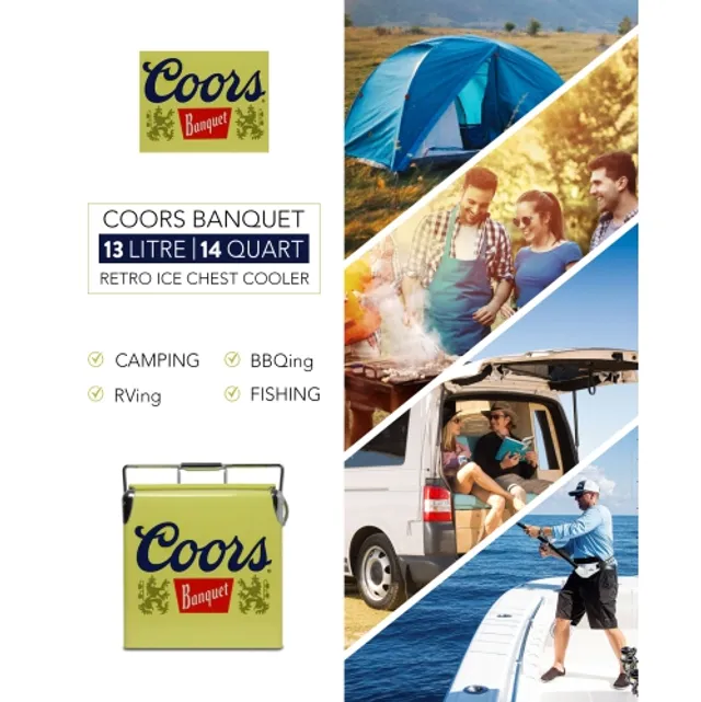 Koolatron Coors Banquet 13L Ice Chest, Yellow