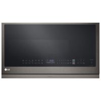 LG Over-The-Range Microwave with EasyClean & ExtendaVent - 2.1 Cu. Ft. - PrintProof Black Stainless Steel