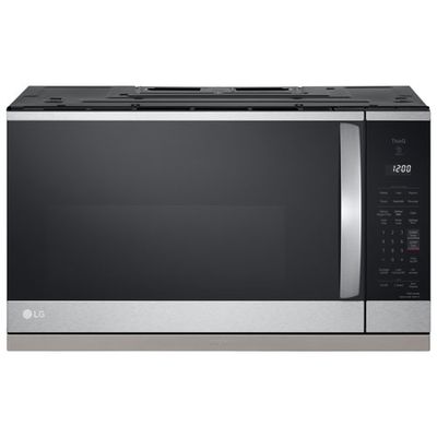 LG Over-The-Range Microwave with EasyClean & ExtendaVent - 2.1 Cu. Ft. - PrintProof Stainless Steel