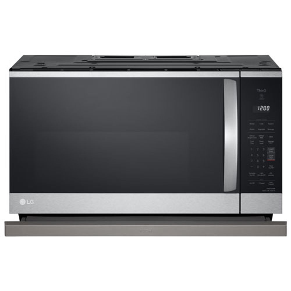 LG Over-The-Range Microwave with EasyClean & ExtendaVent - 2.1 Cu. Ft. - PrintProof Stainless Steel