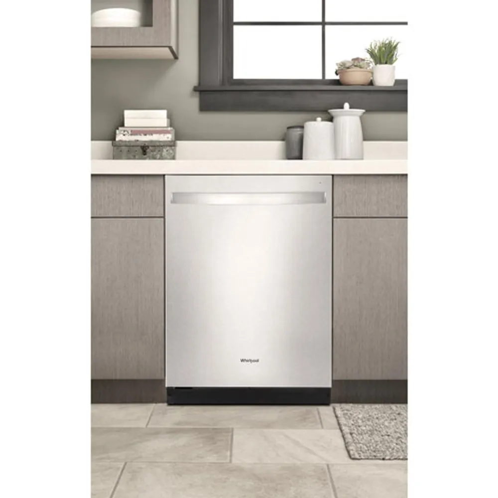 Whirlpool 24" 51dB Built-In Dishwasher with Third Rack (WDT730HAMZ) - Stainless Steel