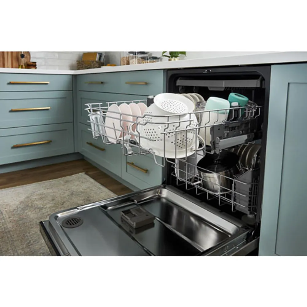 Whirlpool 24" 51dB Built-In Dishwasher with Third Rack (WDT730HAMZ) - Stainless Steel