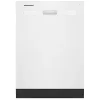 Lave-vaisselle encastrable 24 po 55 dB de Whirlpool (WDP560HAMW) - Blanc