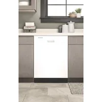 Whirlpool 24" 55dB Built-In Dishwasher (WDP560HAMW) - White