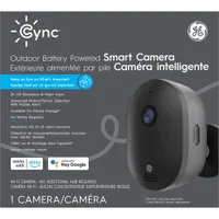 GE Cync Wire-Free Outdoor 1080p Full HD IP Camera - Black