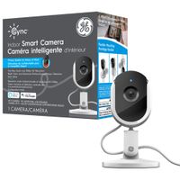 GE Cync Wired Indoor 1080p Full HD IP Camera - White