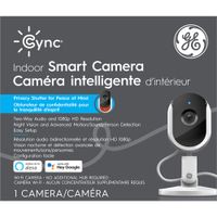 GE Cync Wired Indoor 1080p Full HD IP Camera - White