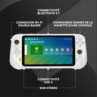 Logitech G Cloud Gaming Handheld Portable Gaming Console - White