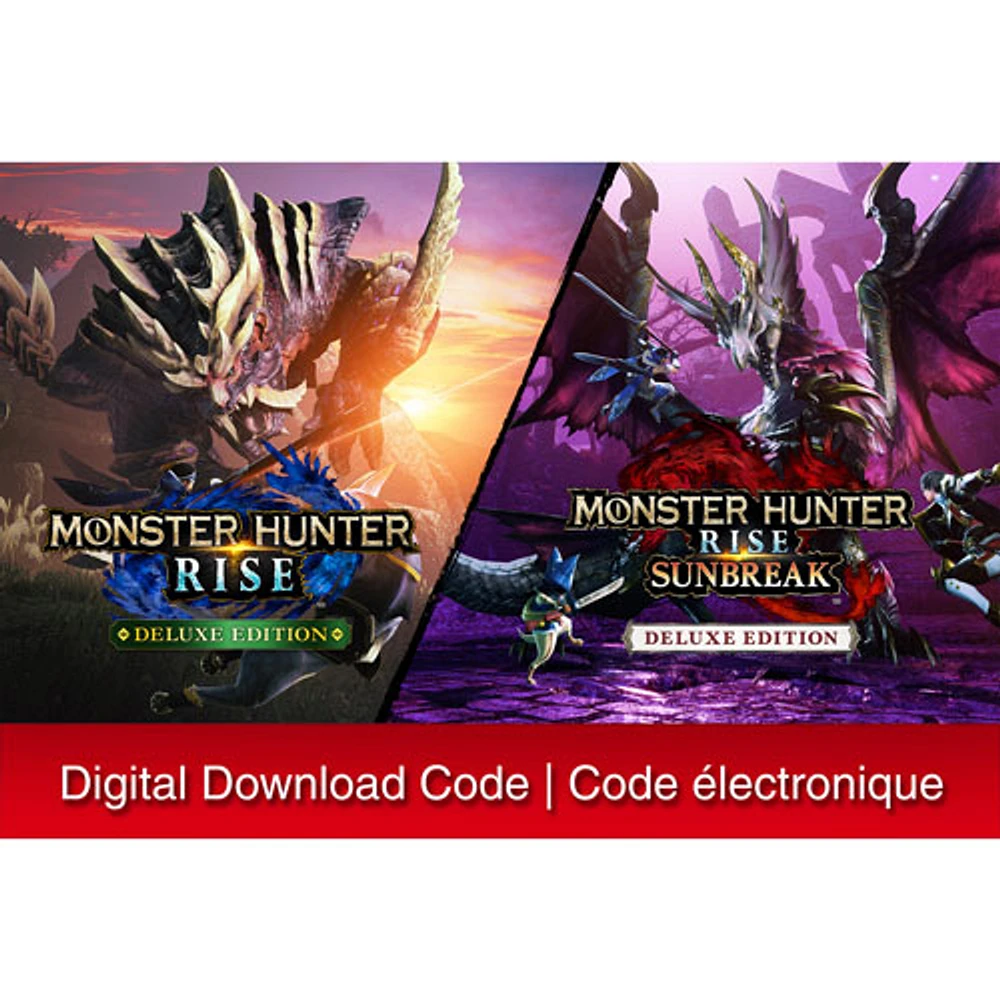 Monster Hunter Rise + Sunbreak Deluxe Edition (Switch) - Digital Download