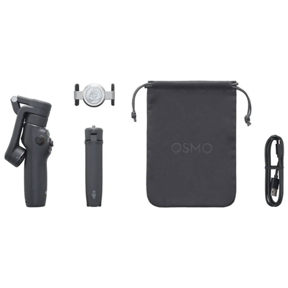 Stabilisateur à cardan à 3 axes Osmo Mobile 6 de DJI - Gris