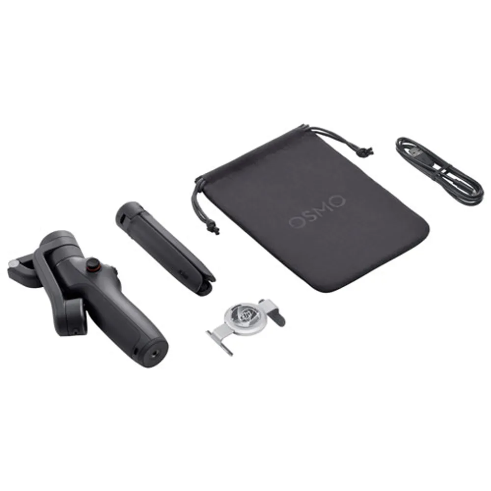 Stabilisateur à cardan à 3 axes Osmo Mobile 6 de DJI - Gris