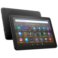 Tablette Fire HD 8 (2022) 64 Go FireOS 8 po d'Amazon à processeur MTK/MT8169A de MediaTek - Noir