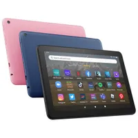 Tablette Fire HD 8 (2022) 64 Go FireOS 8 po d'Amazon à processeur MTK/MT8169A de MediaTek - Noir