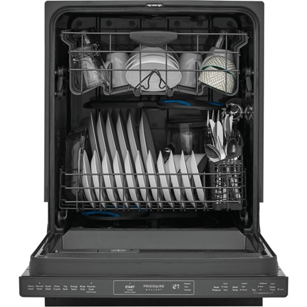 Frigidaire Gallery 24" 49dB Built-In Dishwasher (GDPP4517AD) - Black Stainless Steel