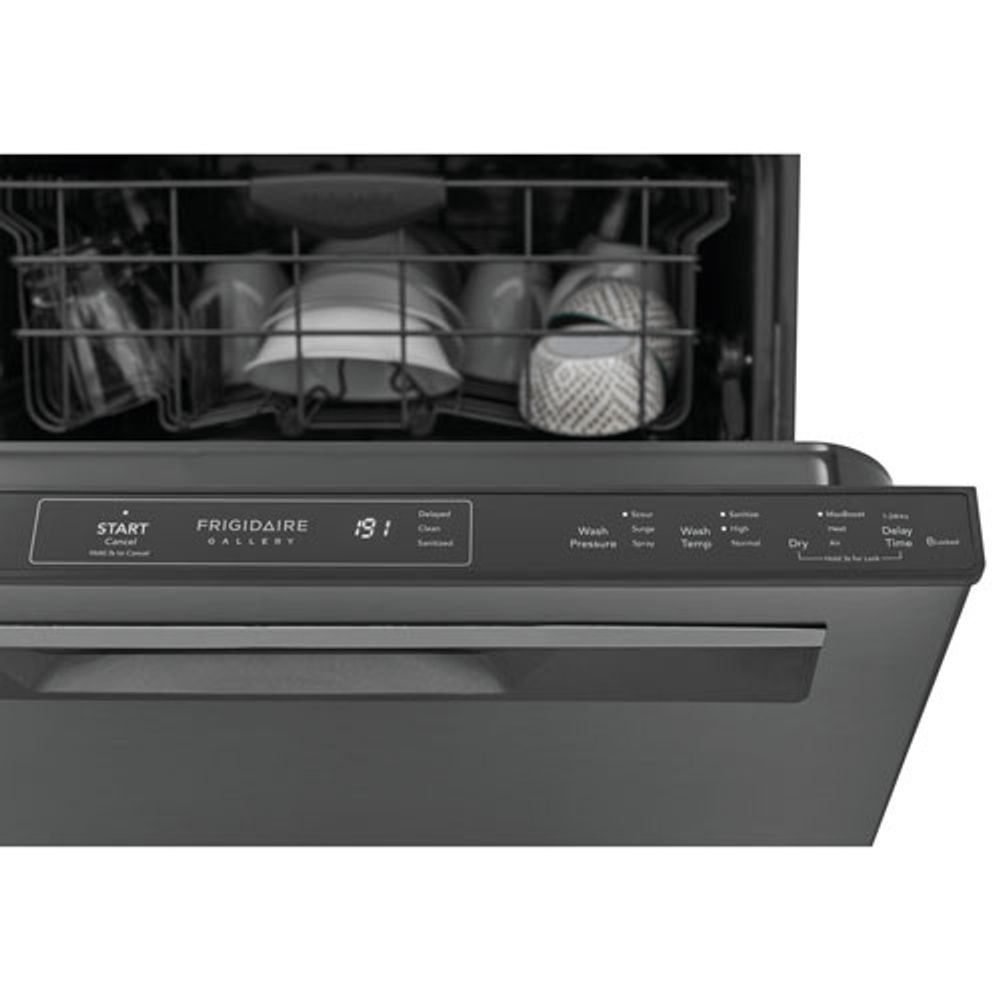 Frigidaire Gallery 24" 49dB Built-In Dishwasher (GDPP4517AD) - Black Stainless Steel