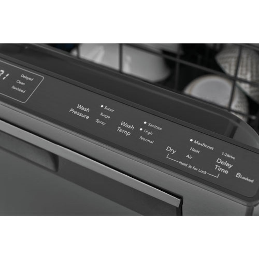 Frigidaire Gallery 24" 49dB Built-In Dishwasher (GDPP4517AD) - Black Stainless Steel