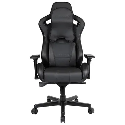 Fauteuil de jeu haut de gamme en cuir véritable Dark Knight d'Anda Seat - Noir