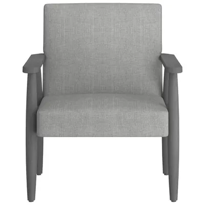 Mid-Century Modern Fabric Accent Chair - Grey