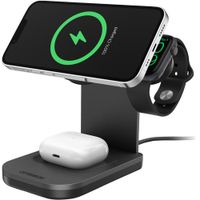 OtterBox 3-in-1 15W Wireless Charging Stand with MagSafe (78-80871) - Black