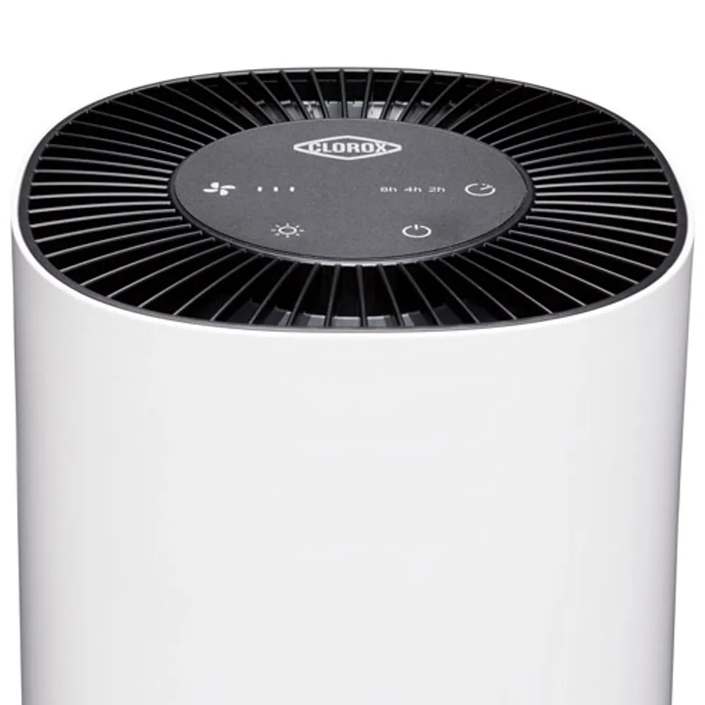 Clorox Tabletop Air Purifier with HEPA Filter - White