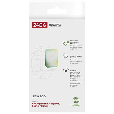 InvisibleShield by ZAGG Ultra Eco 45mm Screen Protector for Apple Watch