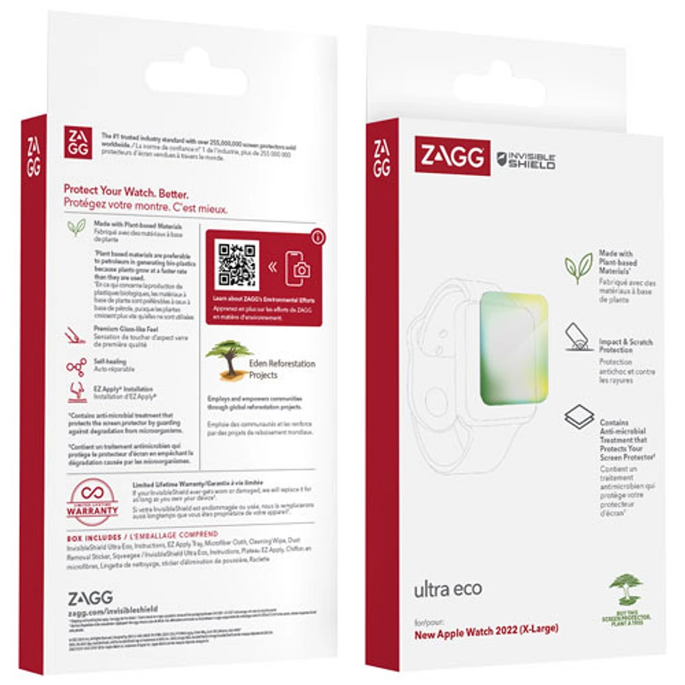 InvisibleShield by ZAGG Ultra Eco 49mm Screen Protector for Apple Watch Ultra
