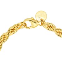 Bronzoro Large Rope Bracelet in Yellow Gold