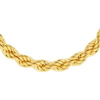 Bronzoro Large Rope Bracelet in Yellow Gold