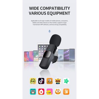 ULTREND Plug-Play Wireless Lavalier Microphone (with lightning connector  for iphone / ipad) 2 mics | Coquitlam Centre