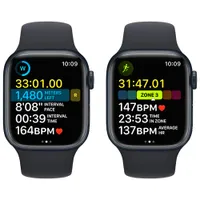 Rogers Apple Watch Series 8 (GPS + Cellular) 41mm Midnight Aluminum Case with Midnight Sport Band - S/M - Monthly Financing