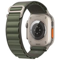 TELUS Apple Watch Ultra (GPS + Cellular) 49mm Titanium Case w/ Green Alpine Loop - Medium - Monthly Financing