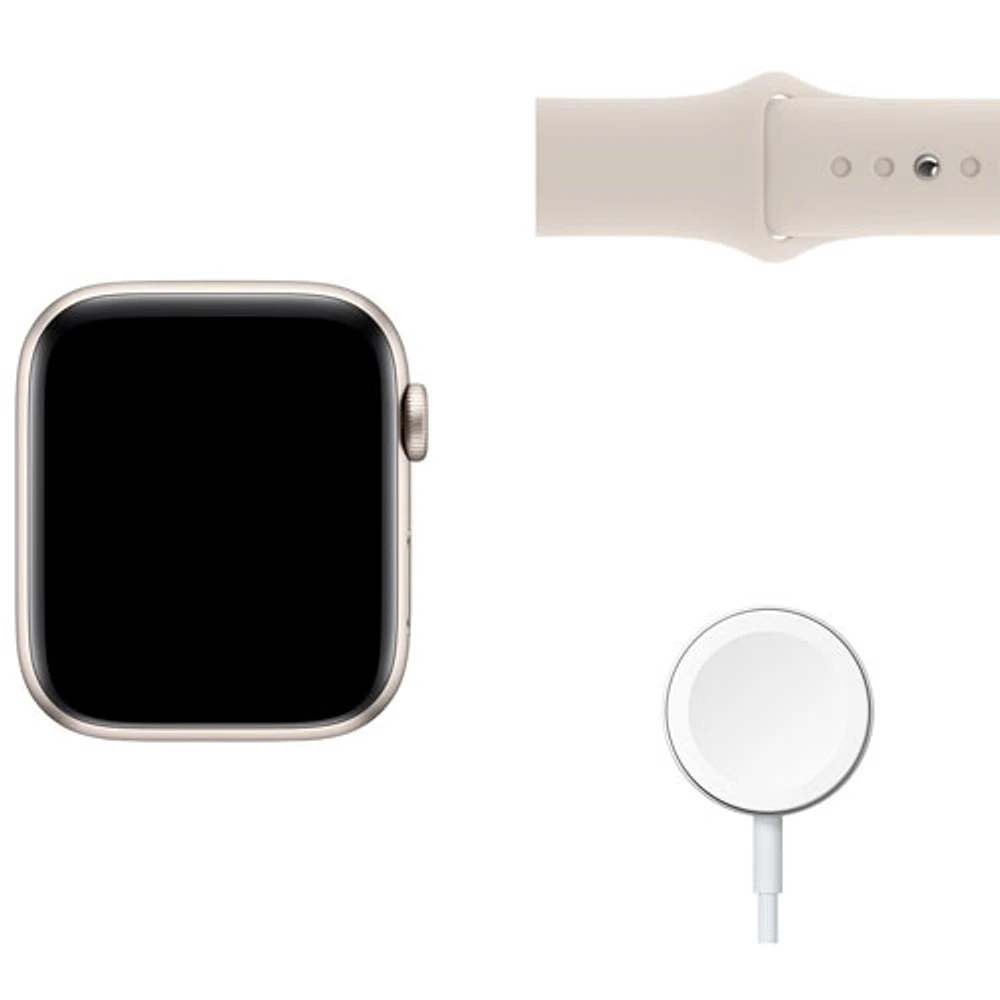 Apple Watch SE mm (GPS + Cell) en aluminium comète avec bracelet sport comète (2022) de Rogers